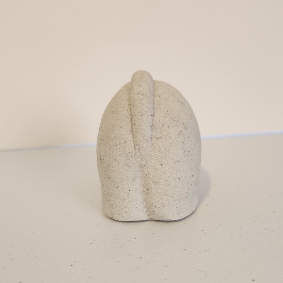 Vintage Marbell Stone Art Museum Belgium 3" Modern Marble Cat Sculpture Figurine - Picture 3 of 7